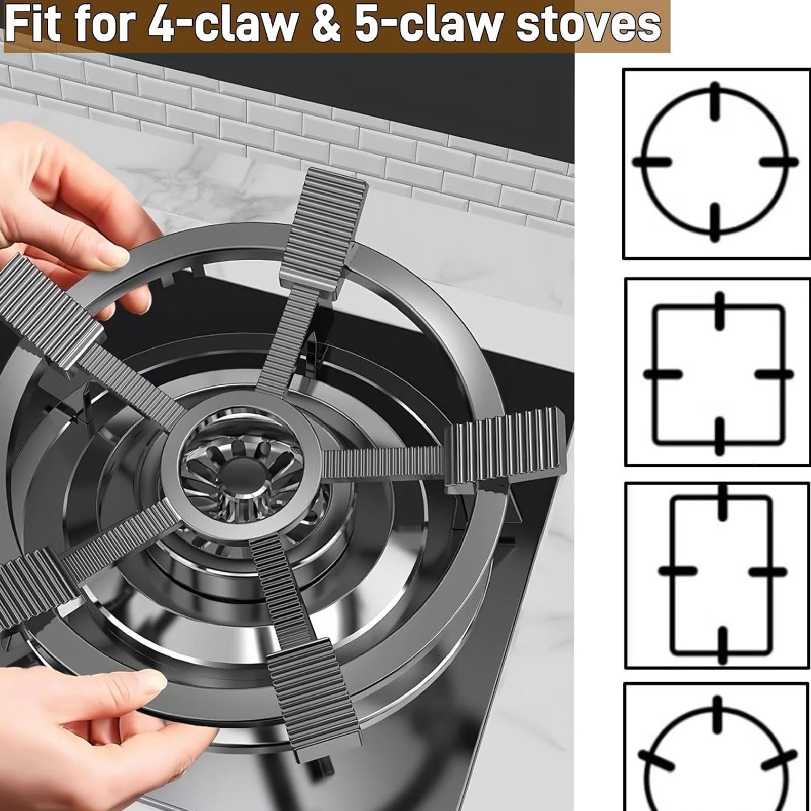 Outdoor Camping Meals - Stove Ring Stove Rack With Non