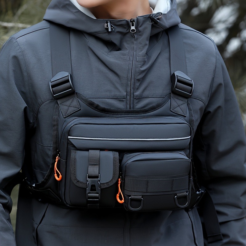 Men's Tactical Chest Bag, Runn - Outdoor Camping Vest ulasan dan harga