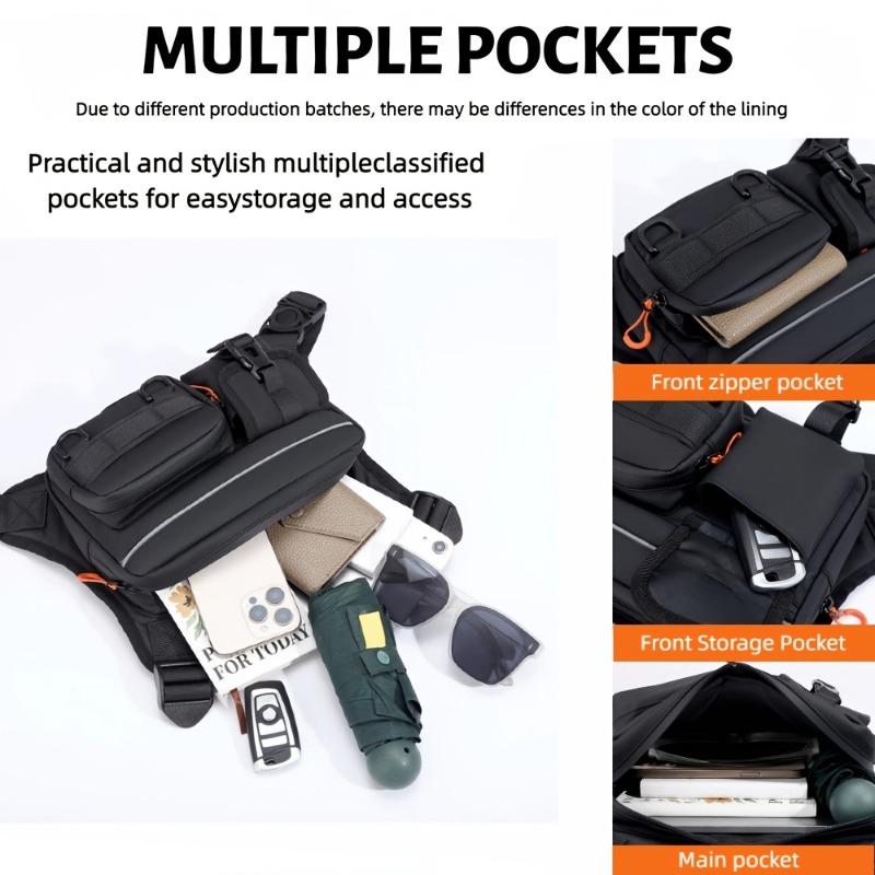 Men's Tactical Chest Bag, Runn - Outdoor Camping Vest ulasan dan harga