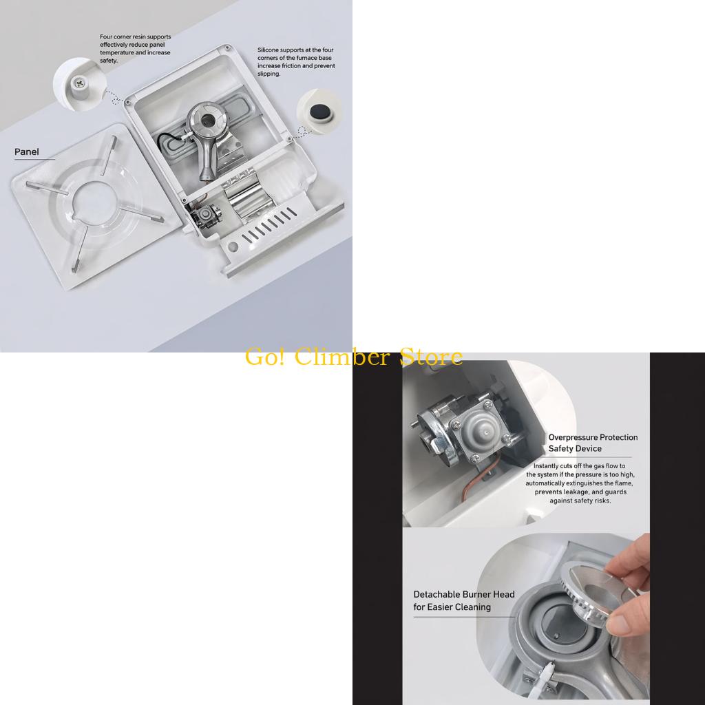 Q84C Single Burners Camp Stove - Outdoor Camping Meals ulasan dan harga