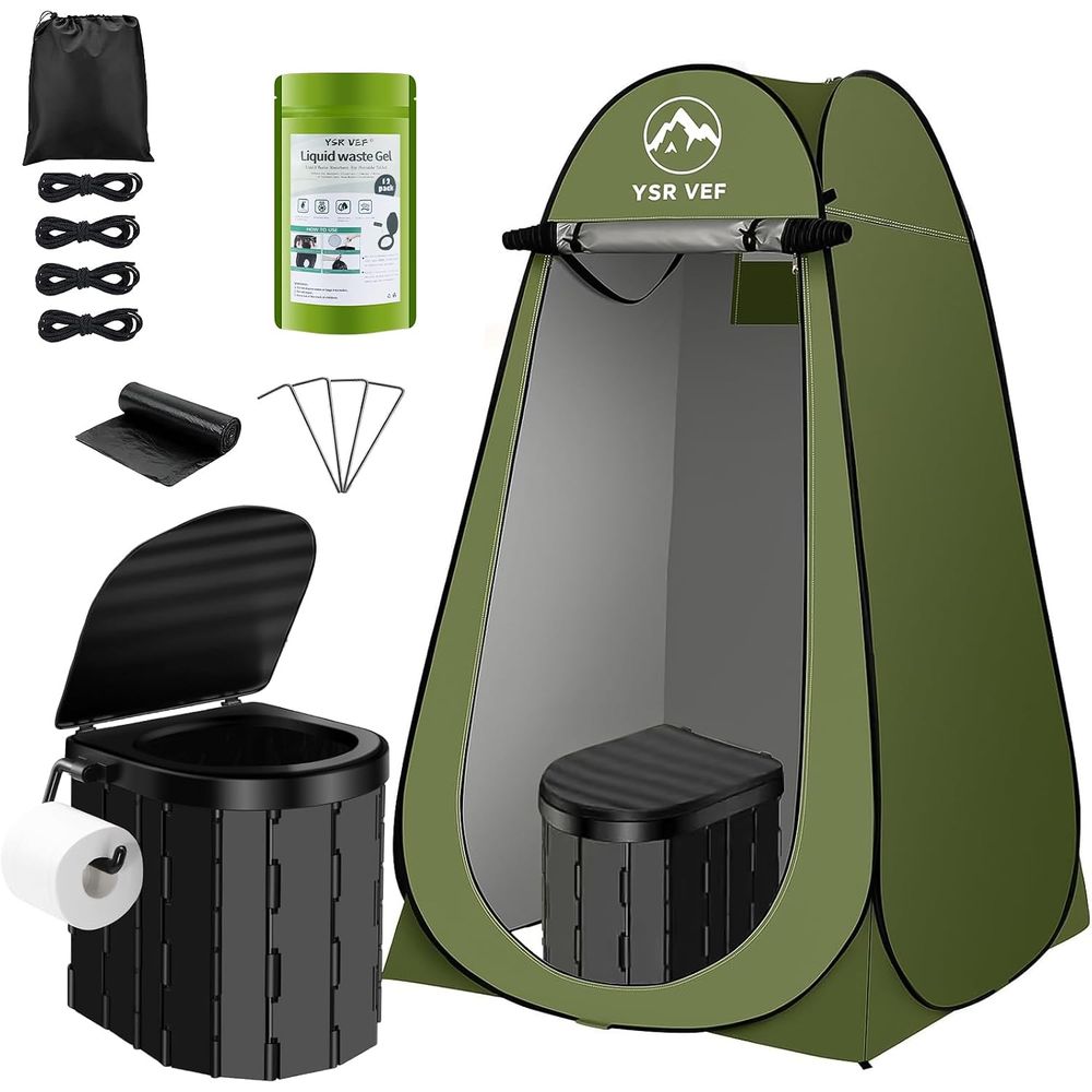 Portable Toilet Kit, Camping T - Outdoor Camp ulasan dan harga