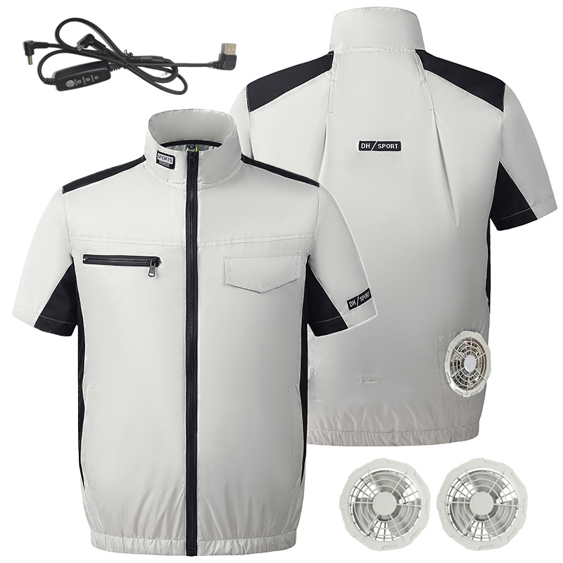 Fan Cooling Vest Summer Fishin - Outdoor Camping Vest ulasan dan harga