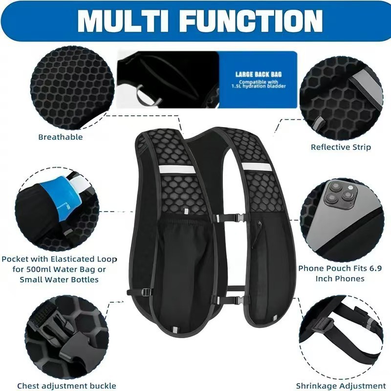Running Hydration Vest for Wom - Outdoor Camping Vest ulasan dan harga