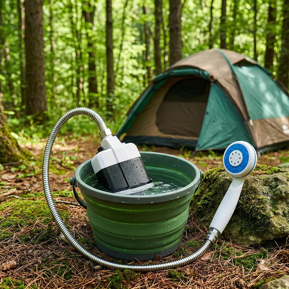 Outdoor Camp Shower Kit USB Re - Outdoor Camping Heater ulasan dan harga