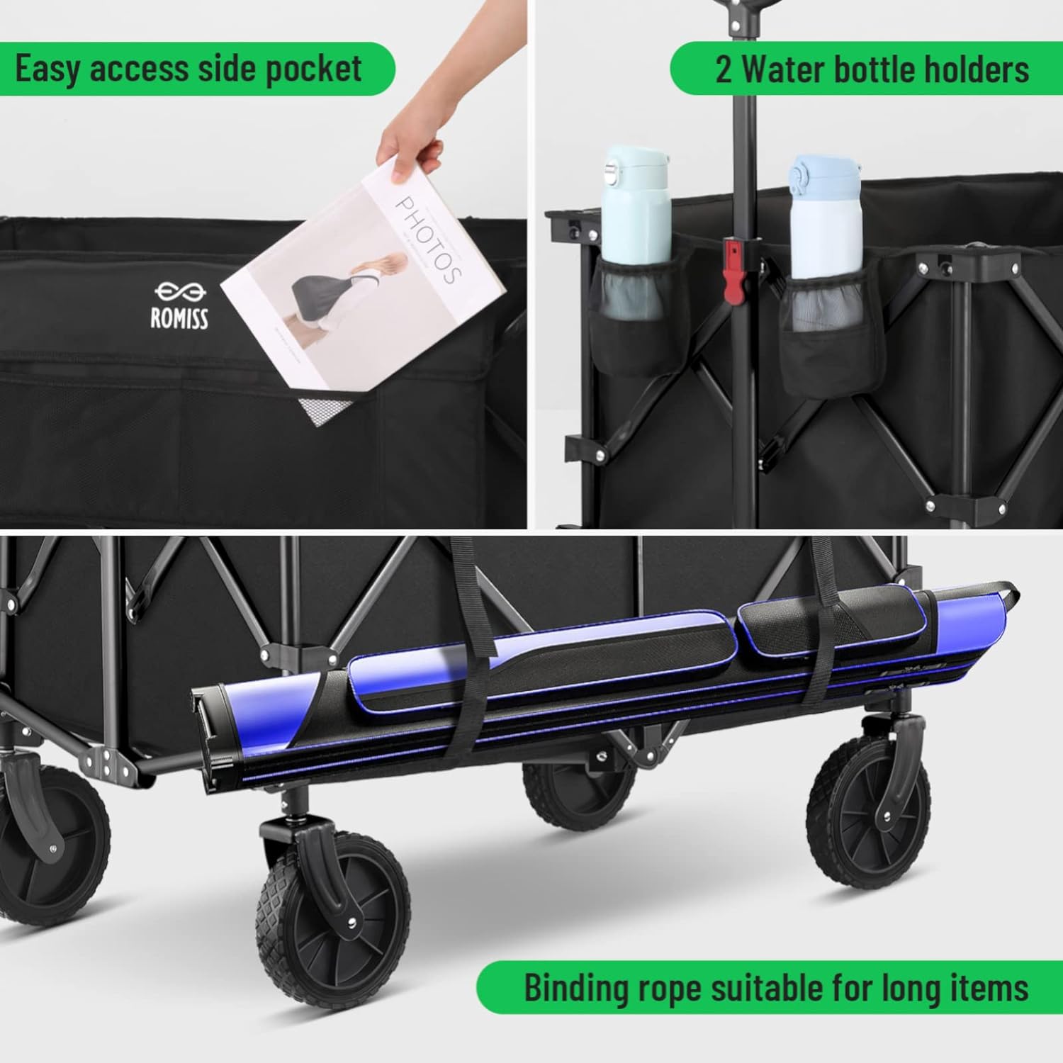 ODM Wholesale Folding Wagon wi - Outdoor Camping Trolley ulasan dan harga