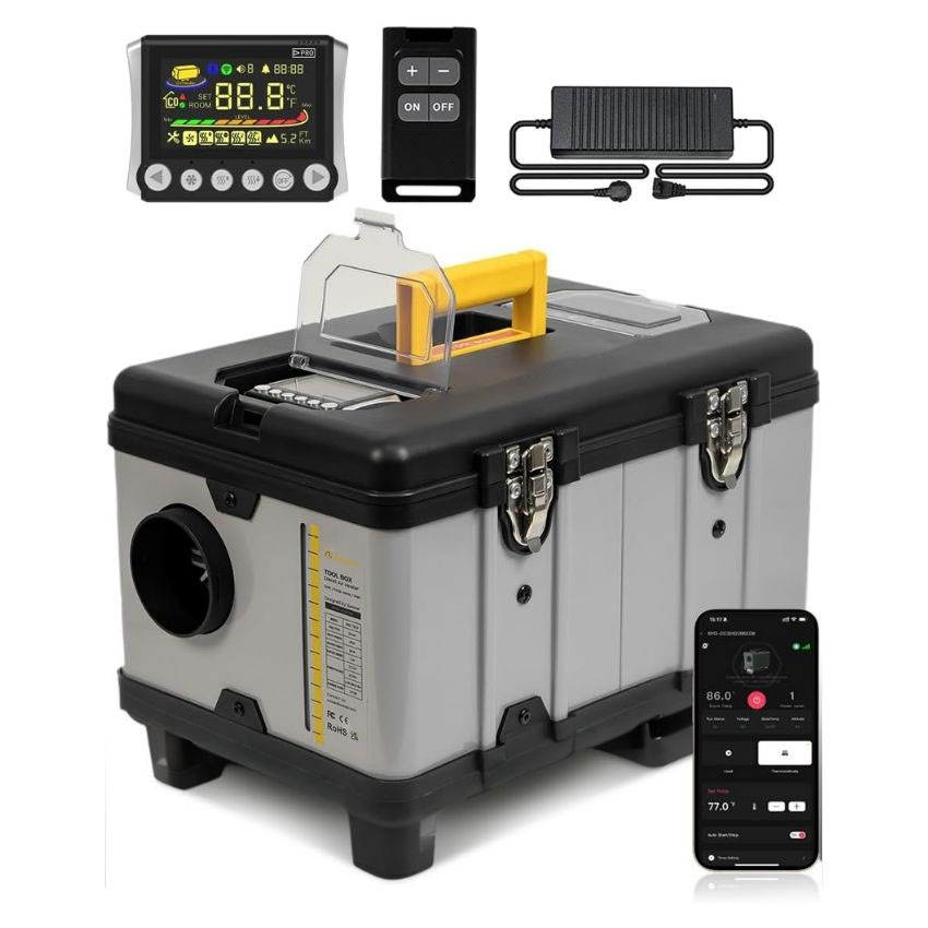 All In One 12V/24V 5KW Outdoor - Outdoor Camping Heater ulasan dan harga