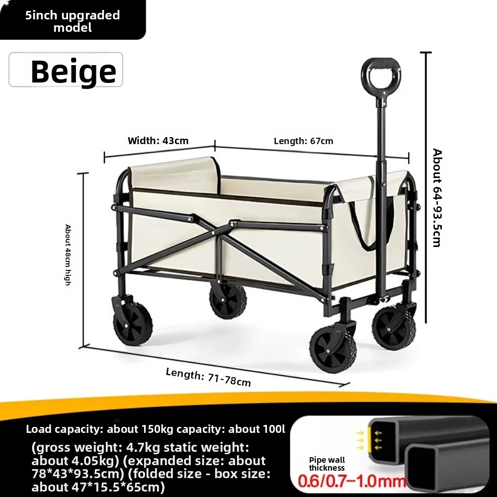Lightweight Foldable Camping P - Outdoor Camping Trolley ulasan dan harga
