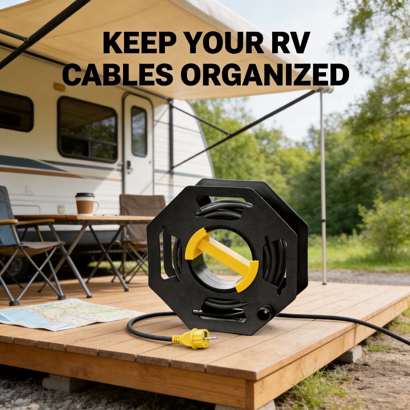 Outdoor Cable Tidy Roll Stand  - Outdoor Camping Extension Cord ulasan dan harga